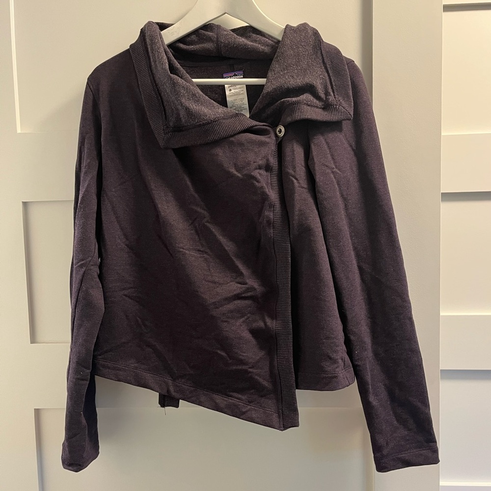 Patagonia Plum Asymmetrical Coverup